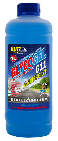 Антифриз Blitz Line Glycogel G11 ready-mix -37°C синий 1л BLITZ LINE 26156